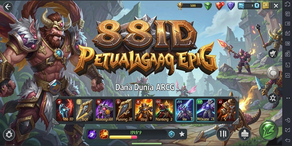 Screenshot gameplay ARPG menampilkan aksi mendebarkan dan grafis menakjubkan.