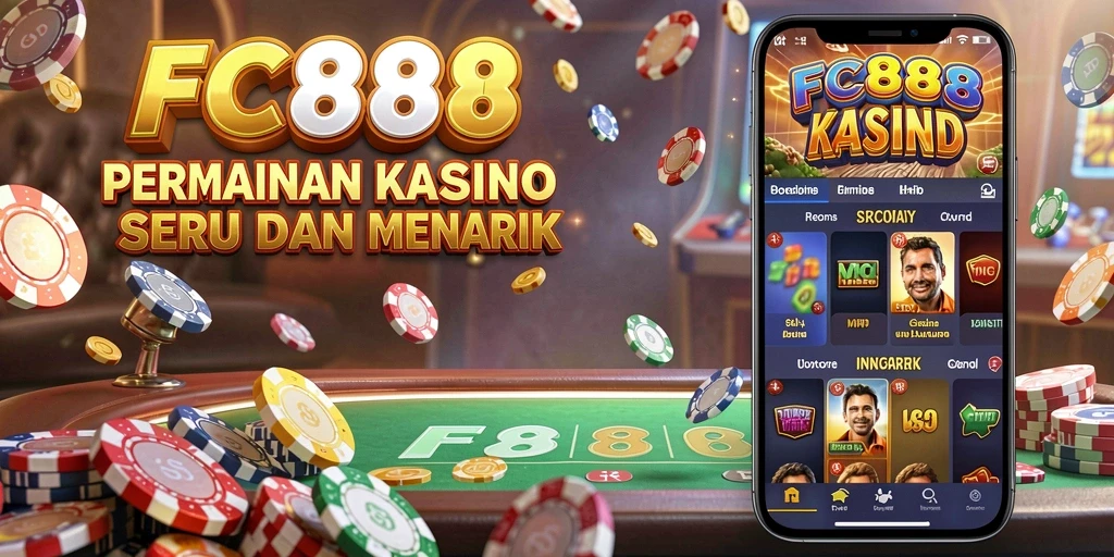 Gambaran gameplay seru di FC888 menunjukkan keseruan permainan Kasino.