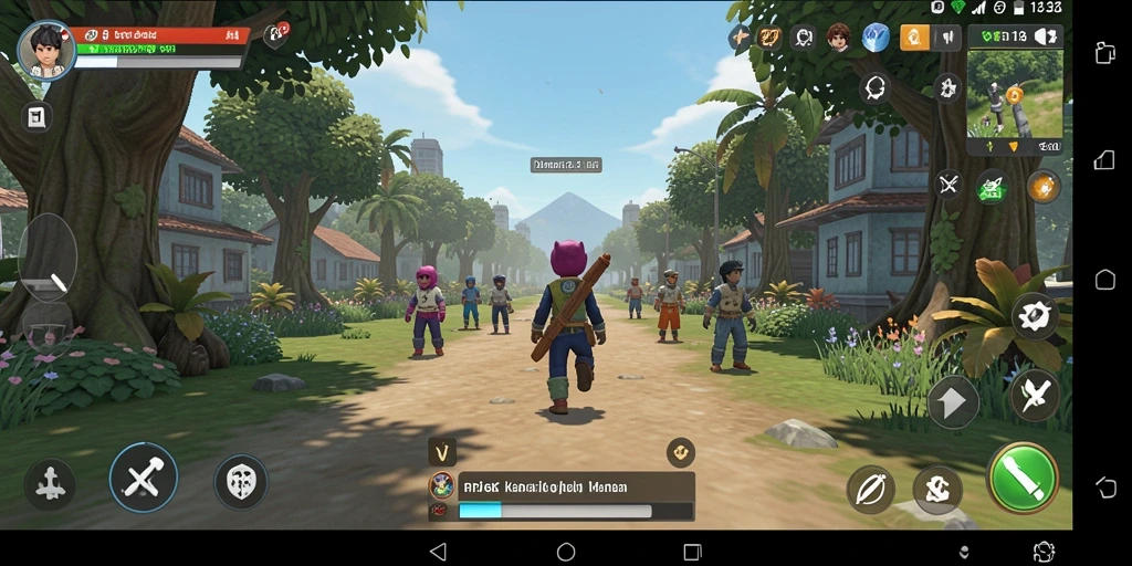 Tampilan gameplay yang menarik di <strong>RPOK</strong> dengan interaksi sosial yang dinamis.