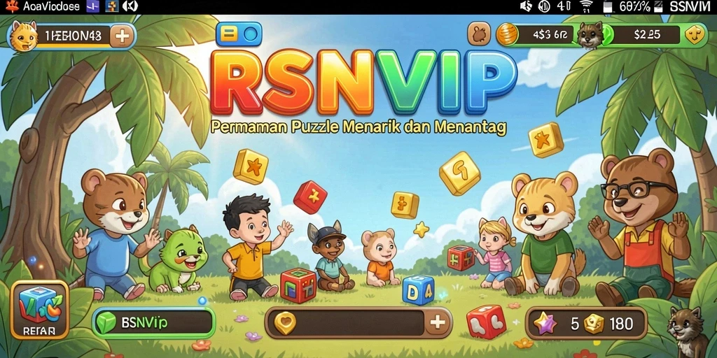 Tampilan gameplay RSNVIP yang seru dan menarik.